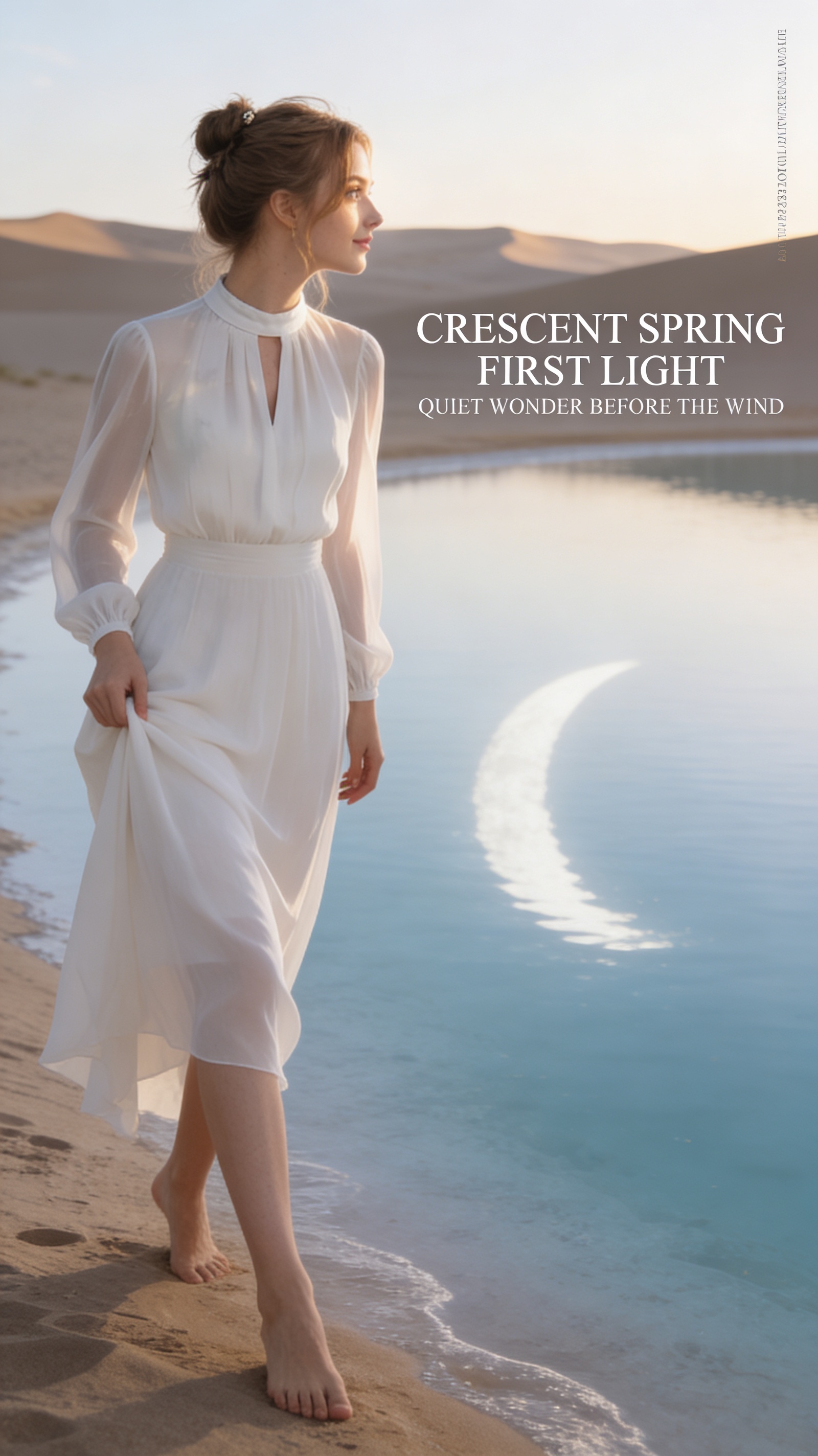 The poetic charm of the Crescent Spring desert - CRESCENT SPRING FIRST LIGHT - community work image 1